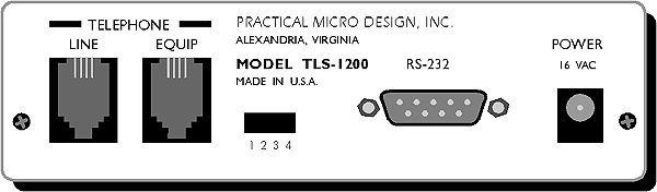 TLS-1200 Back Panel